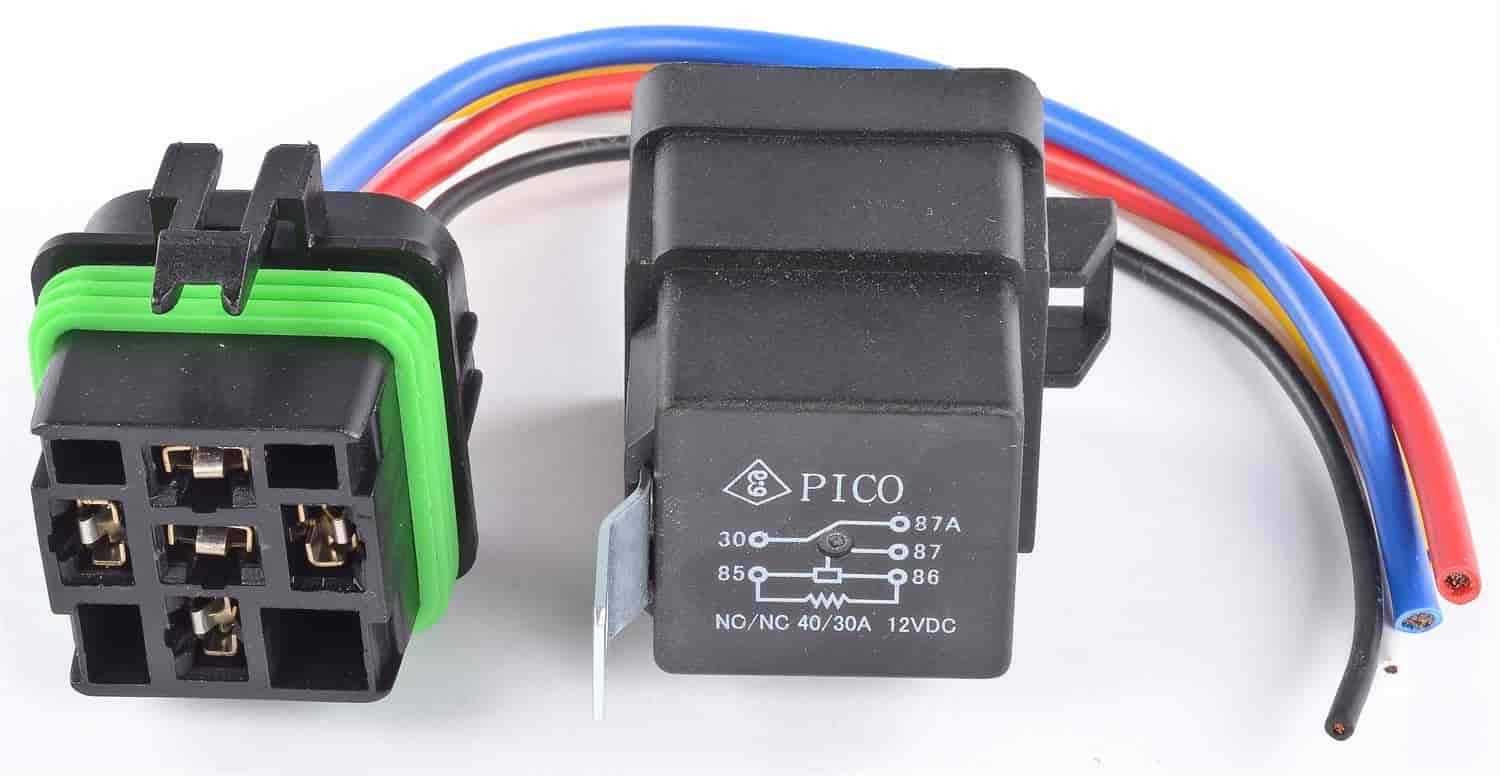 Jegs 10556 Waterproof Relay & Pigtail 30 Amp - Cheap Fitting