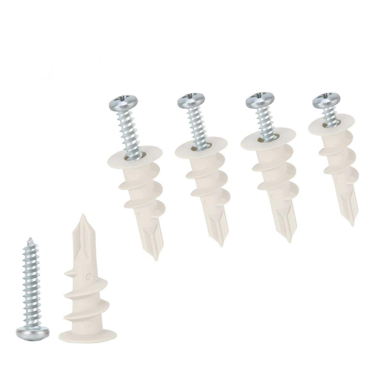 Self Drilling Drywall Plastic Anchors with Screws - Cheap Fitting