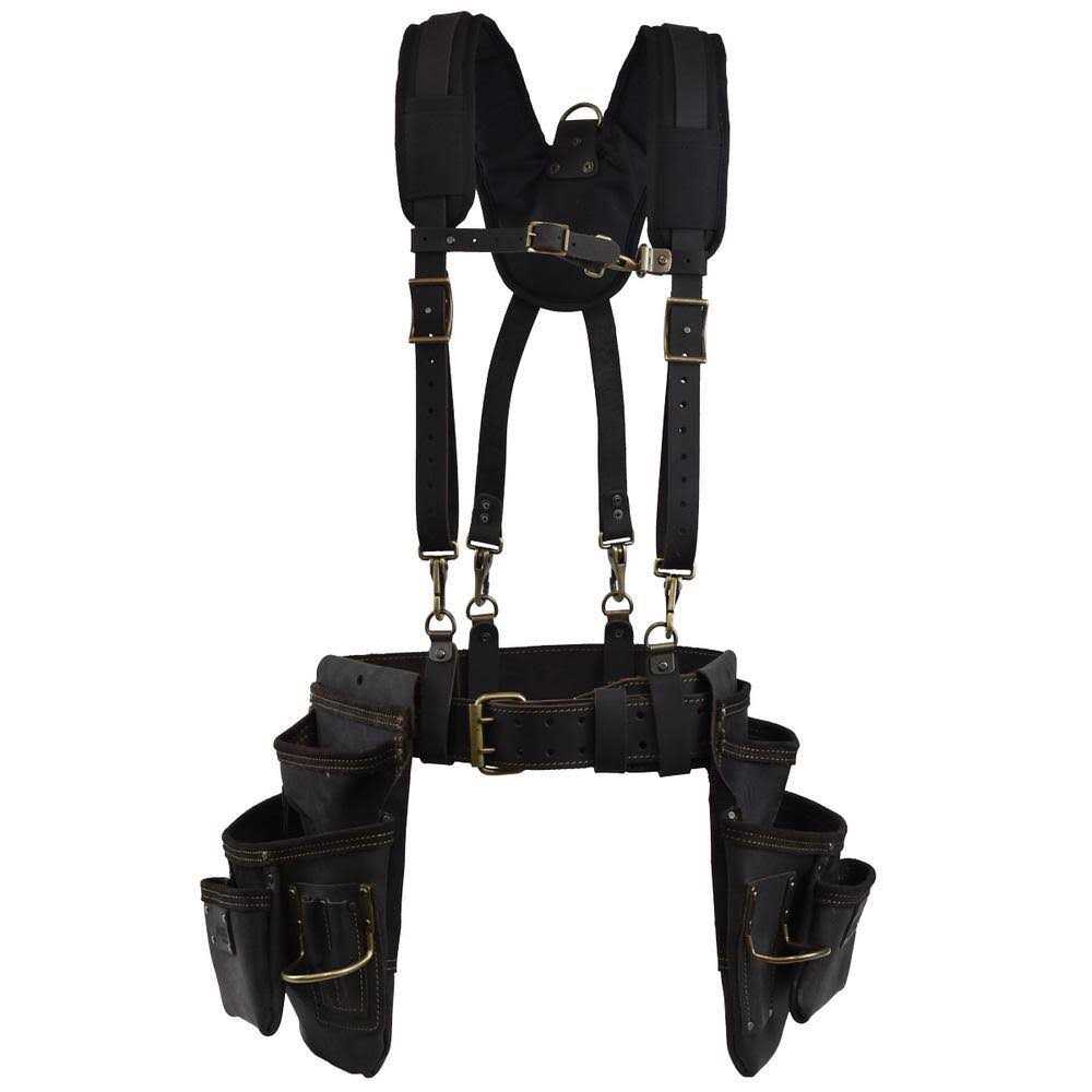 OX TOOLS Pro Oil-Tanned Leather Framing Rig with Suspenders - Cheap Fitting