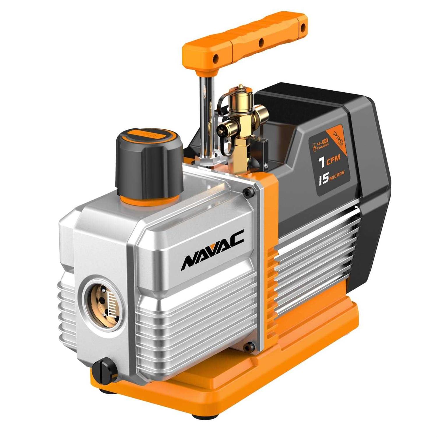 NAVAC NP7DP Dual Stage Dual Voltage Vacuum Pump - Cheap Fitting