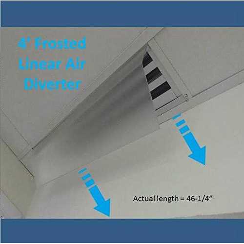 4′ Long Frosted Linear Air Diverters #4874T-48 - Cheap Fitting