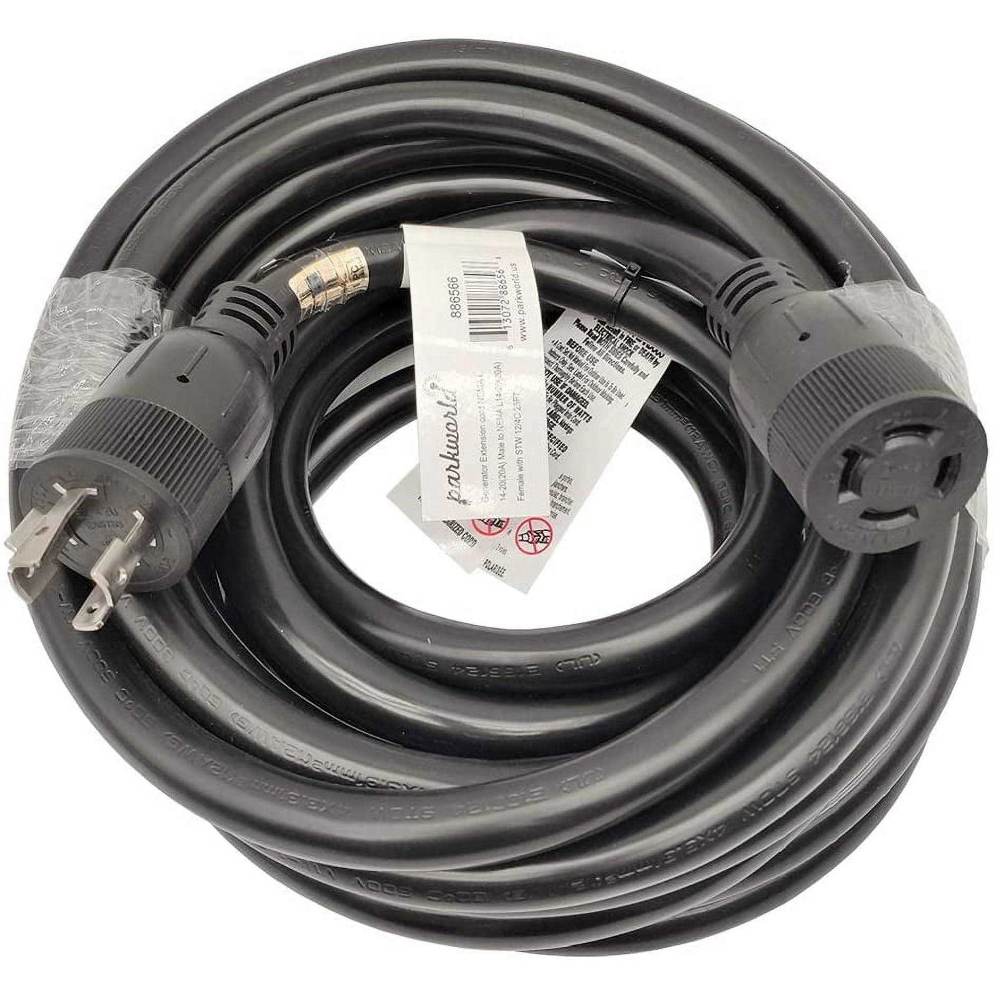 Parkworld Generator 4-Prong 20 Amp Nema L14-20 Extension Cord - Cheap Fitting