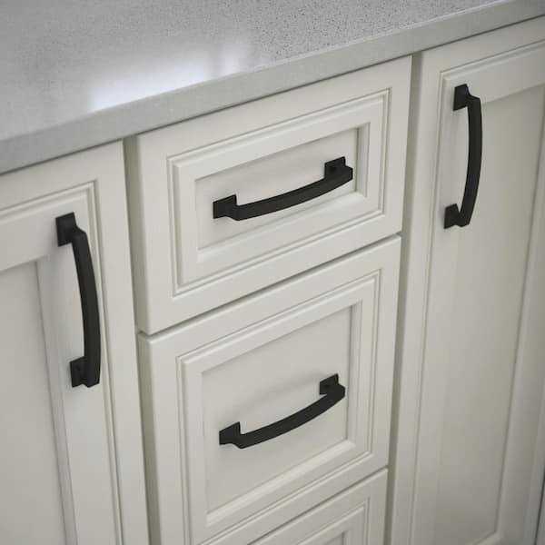 Liberty Classic Edge 3 in. Matte Black Cabinet Pull - Cheap Fitting