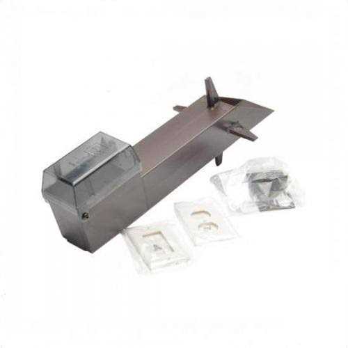 Arlington GPD19BR Gard-N-Post 19.5 Low Profile Enclosure with Built-in Cover - Cheap Fitting