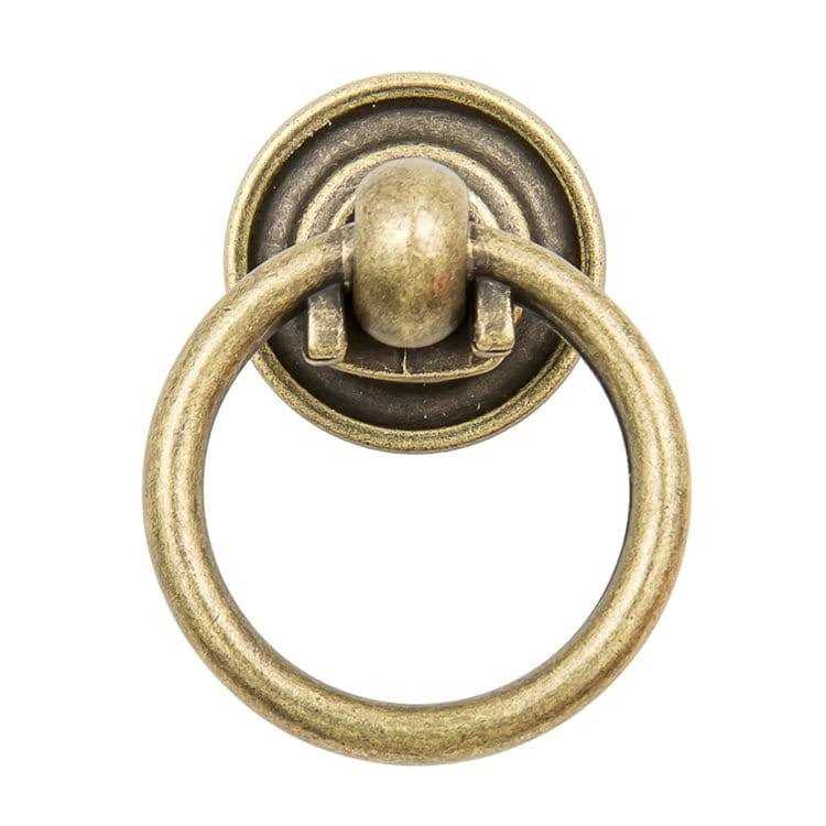 Sumner Street Home Hardware Furniture Hardware 1-1/8-in Antique Brass Round Traditional Cabinet Knob RL021842 - Cheap Fitting