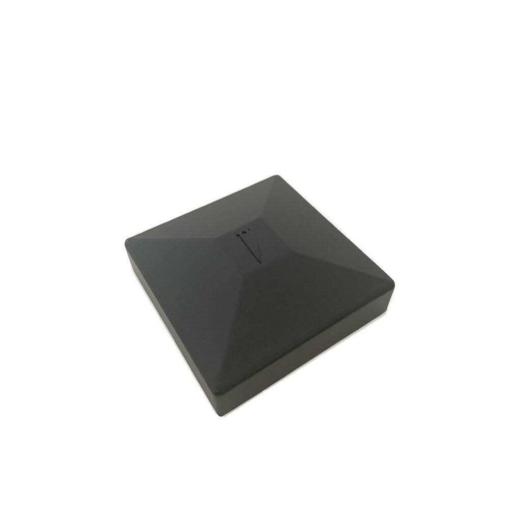 Fortress Athens Black Polymer Pressed Dome Fence Post Cap for 2×2 in. Nominal Post - Cheap Fitting