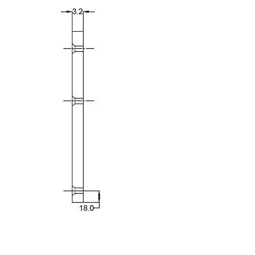 Richelieu Bp9544125900 Traditional Decorative Corner Bracket for Barn Door - Cheap Fitting