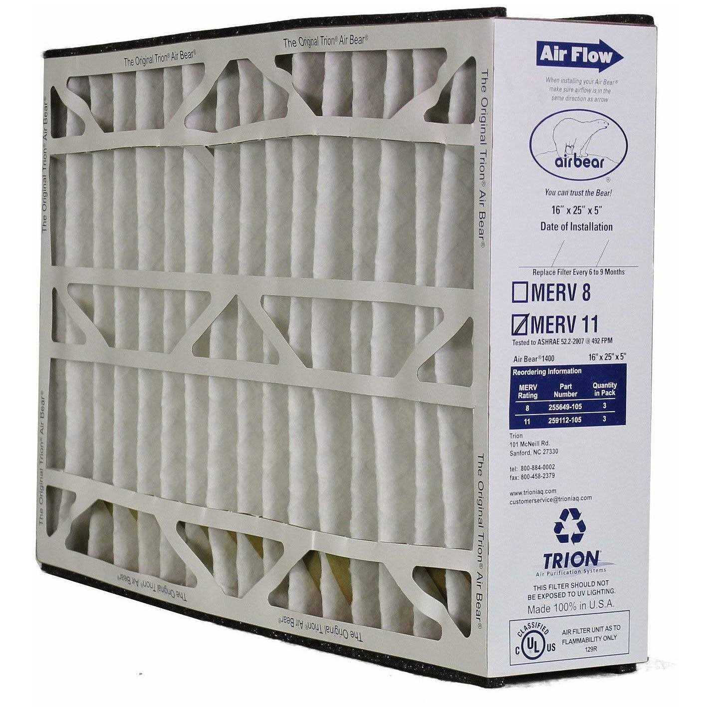 Trion Air Bear MERV 11 Filter - Cheap Fitting