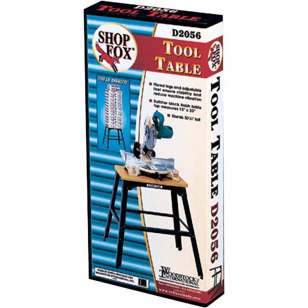 Shop Fox D2056 Tool Table - Cheap Fitting