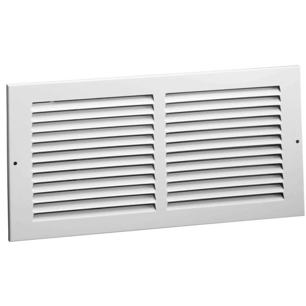 Hart & Cooley 43357 20 X 20 White Sidewall/Ceiling Return Air Grille - Cheap Fitting