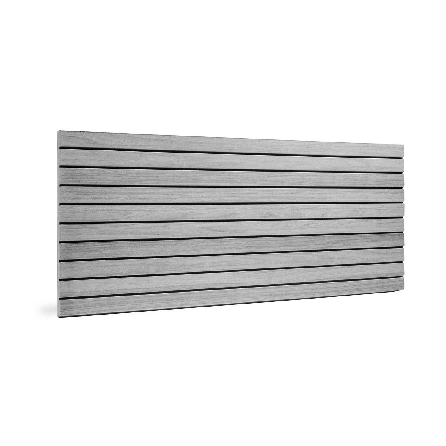 WALL!SUPPLY 0.79 in. x 16.69 in. x 45.67 in. UltraLight Linari Modern Grey Wall Paneling - Cheap Fitting