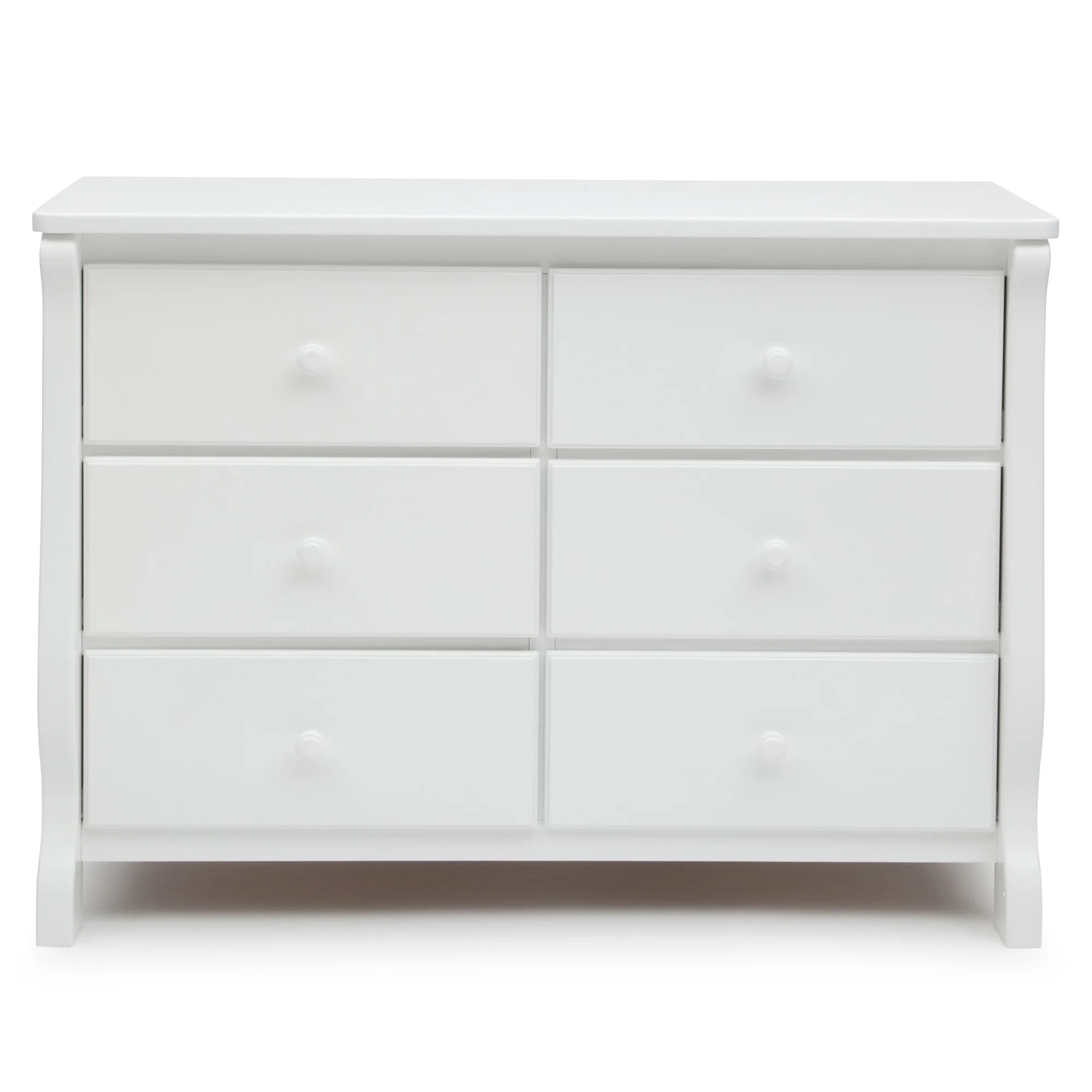 Delta Children Universal 6 Drawer Dresser with Interlocking Drawers - Greenguard Gold Certified, Dark Chocolate - Cheap Fitting