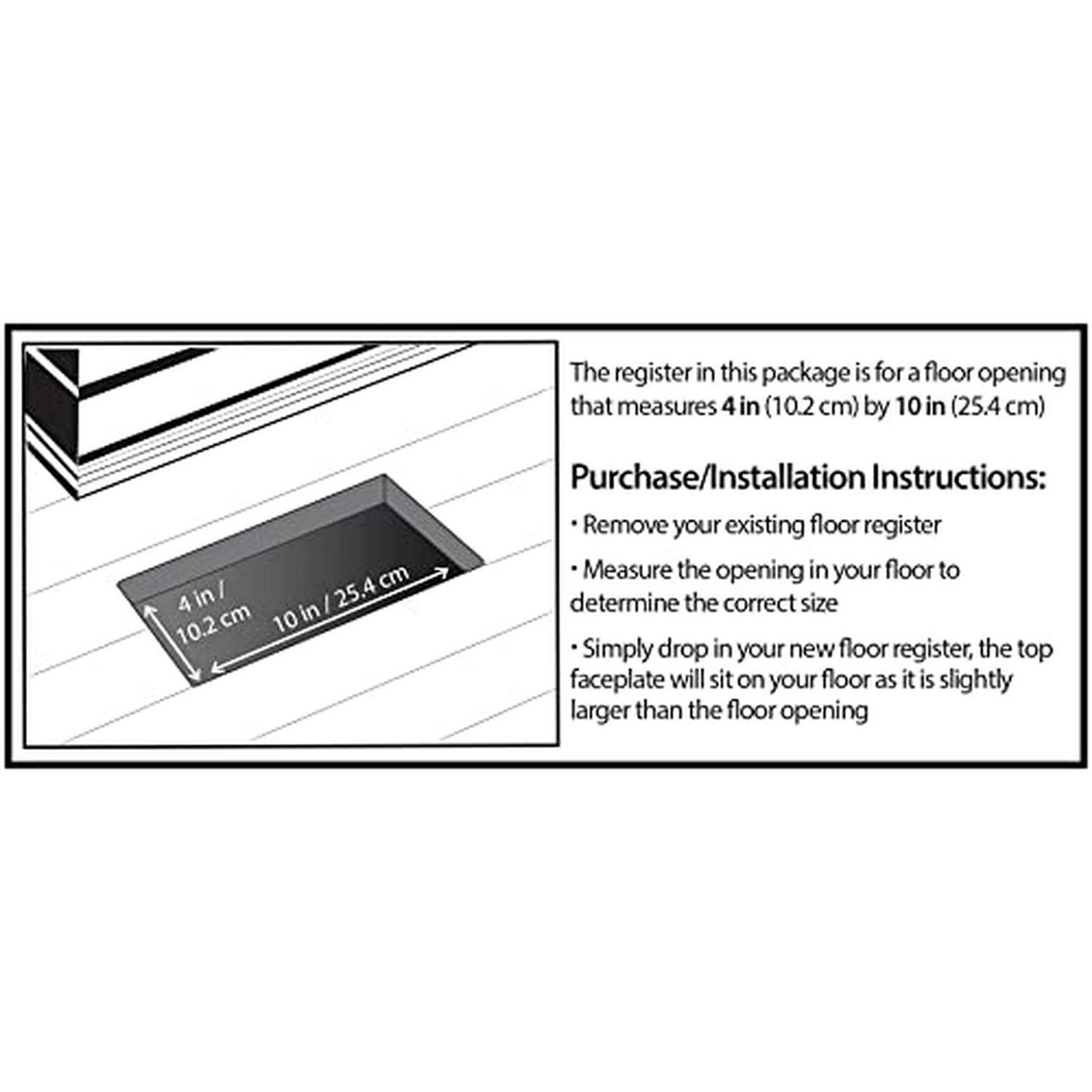 Decor Grates SPH410-NKL-8 Scroll Floor Register - Cheap Fitting