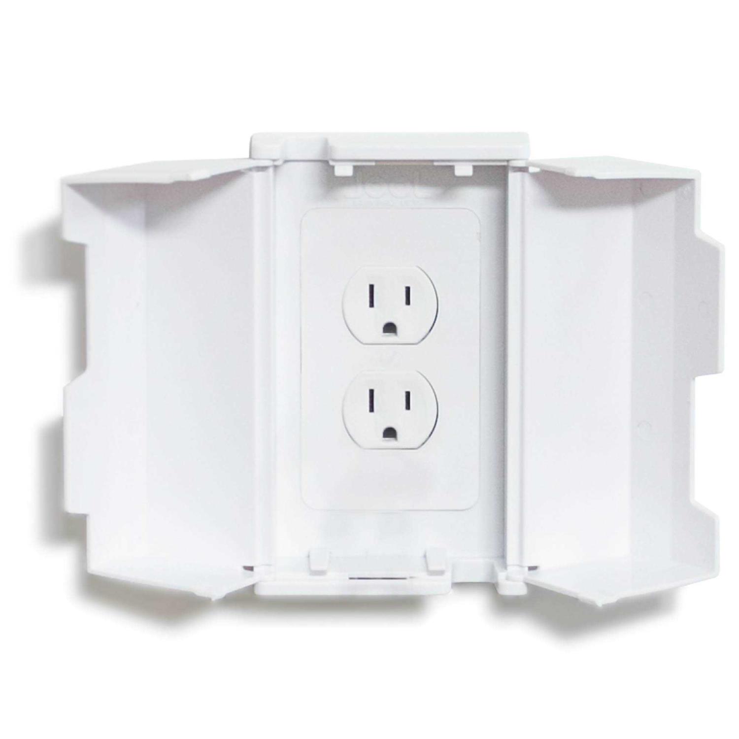 Jool Baby Products Outlet Cover Box for Child Safety Duplex & Decorator Electrical Outlet - Cheap Fitting