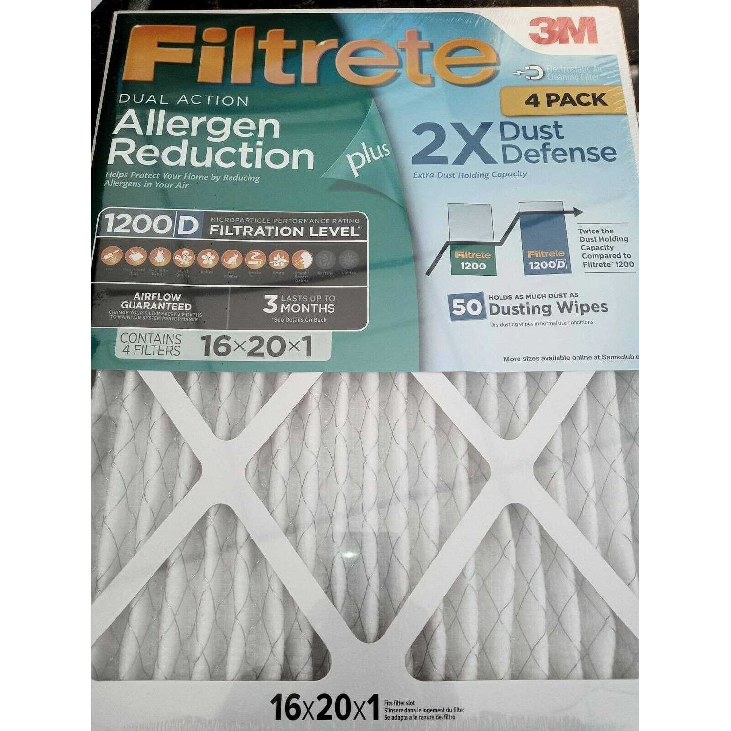 Filtrete Micro Allergen Plus 2x Dust Defense Filter - Cheap Fitting