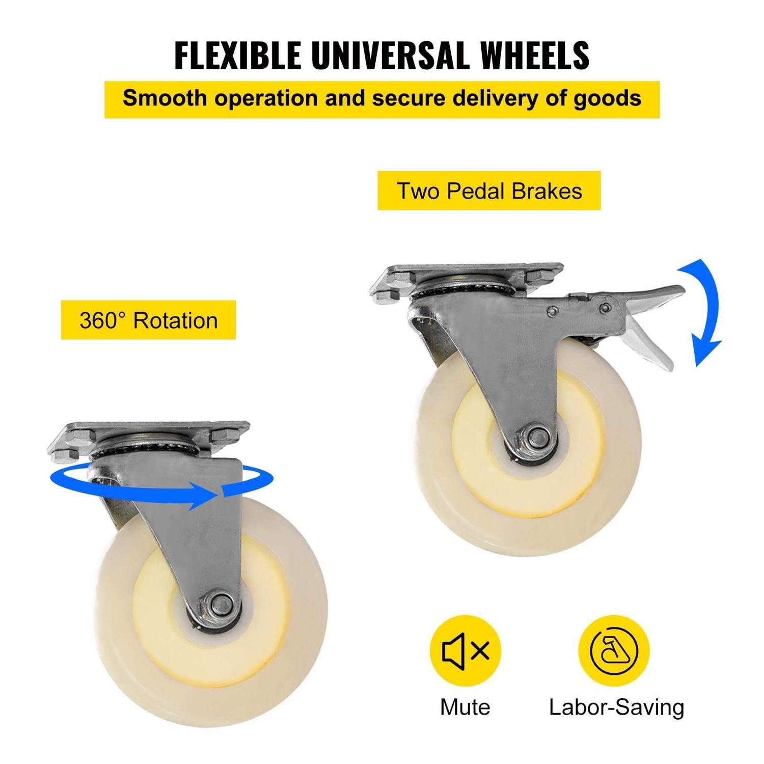 VEVOR 3000lbs Drywall Cart Dolly Handling Sheetrock Sheet Panel Service Cart XYMBC3000LB000001V0 - Cheap Fitting