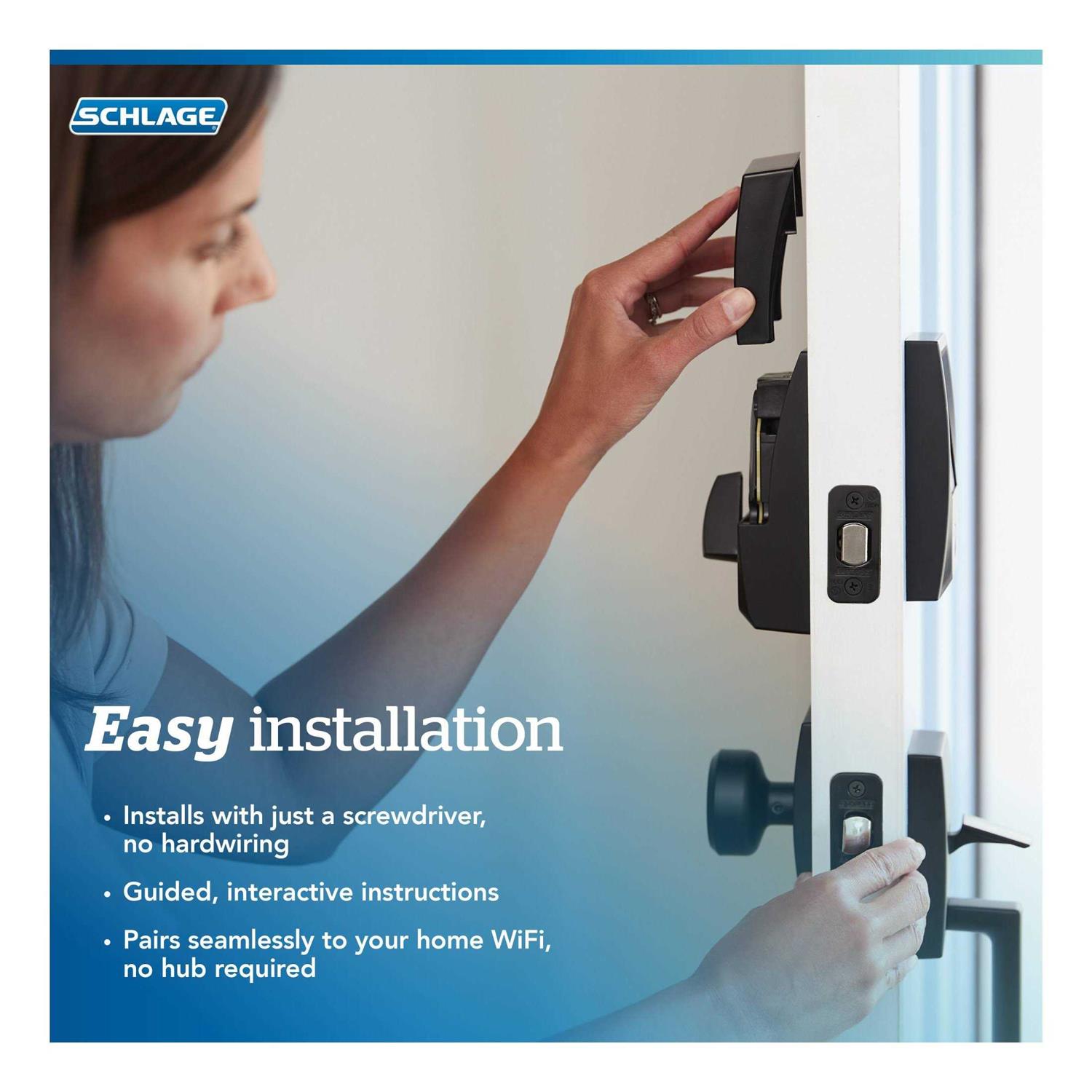 Schlage Be499cen622 Encode Plus Smart WiFi Century Trim Deadbolt - Cheap Fitting