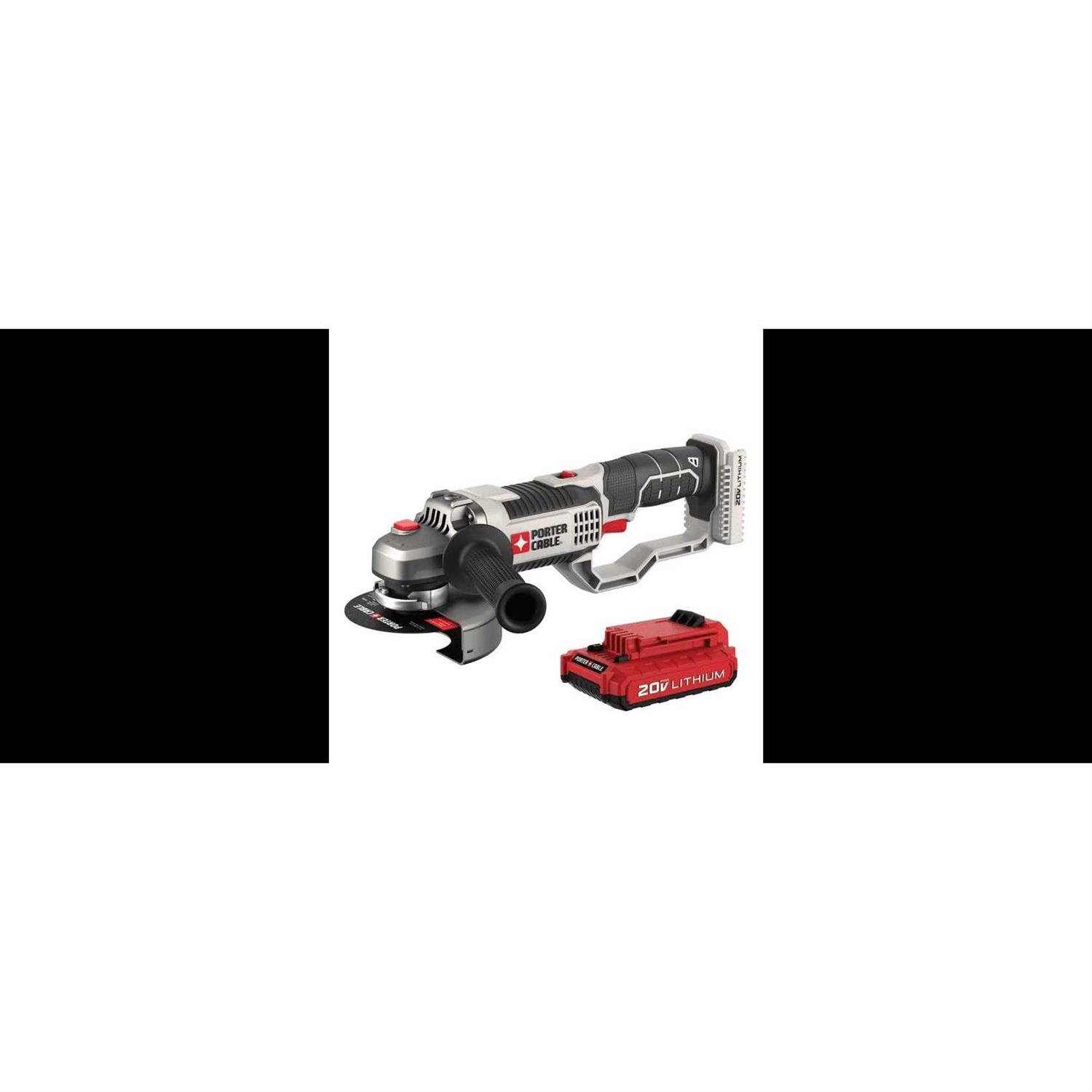 Porter-cable 20V Cordless Grinder with 2Ah Battery - Cheap Fitting