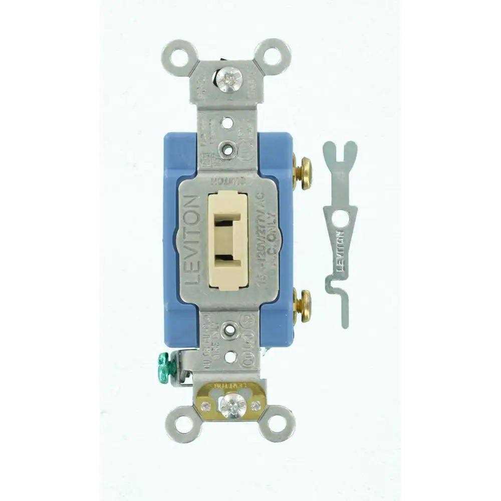 Leviton 1201-2IL 15 Amp Single-Pole Locking Toggle Switch Industrial - Cheap Fitting
