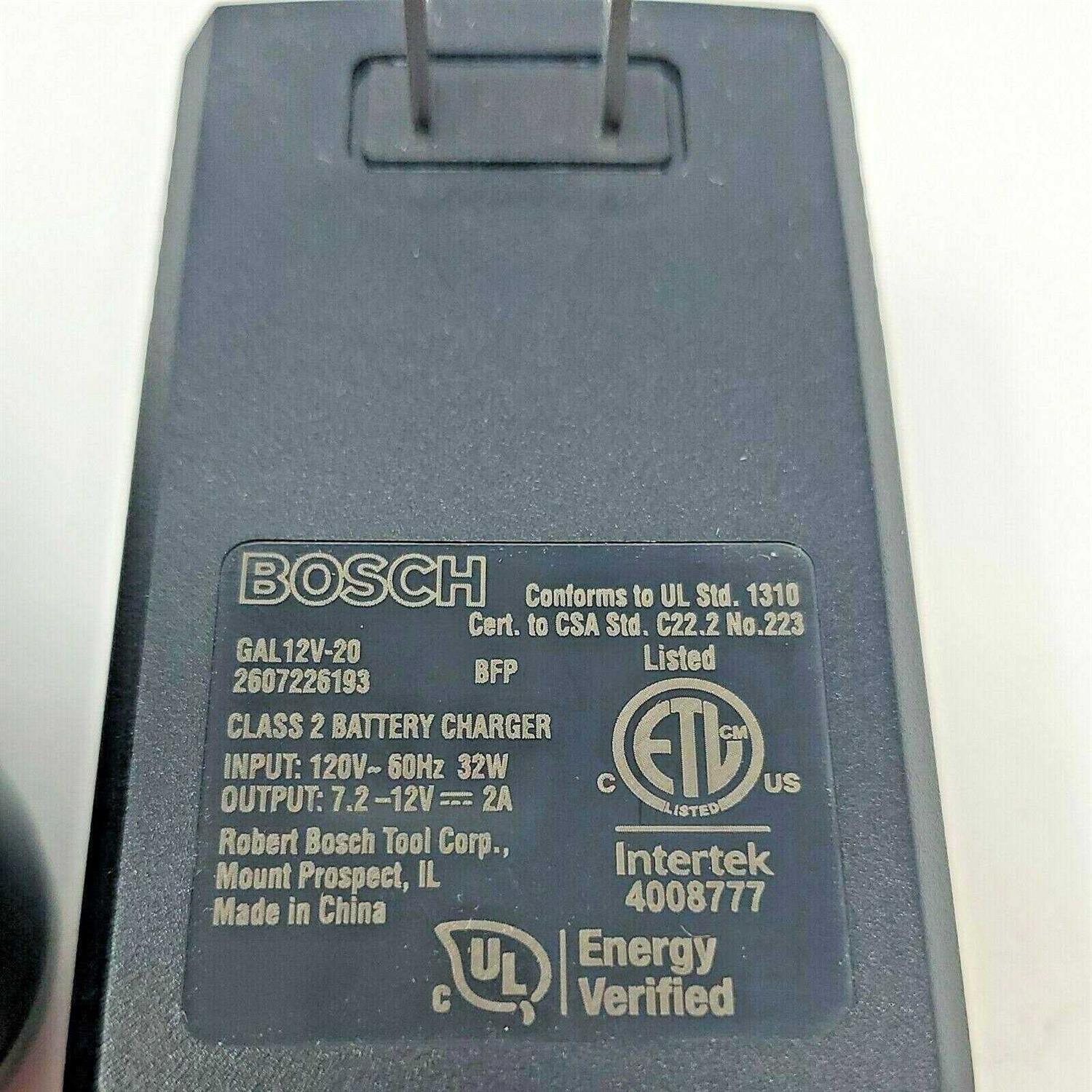 Bosch 12V Max Lithium-Ion Battery Charger GAL12V-20 - Cheap Fitting