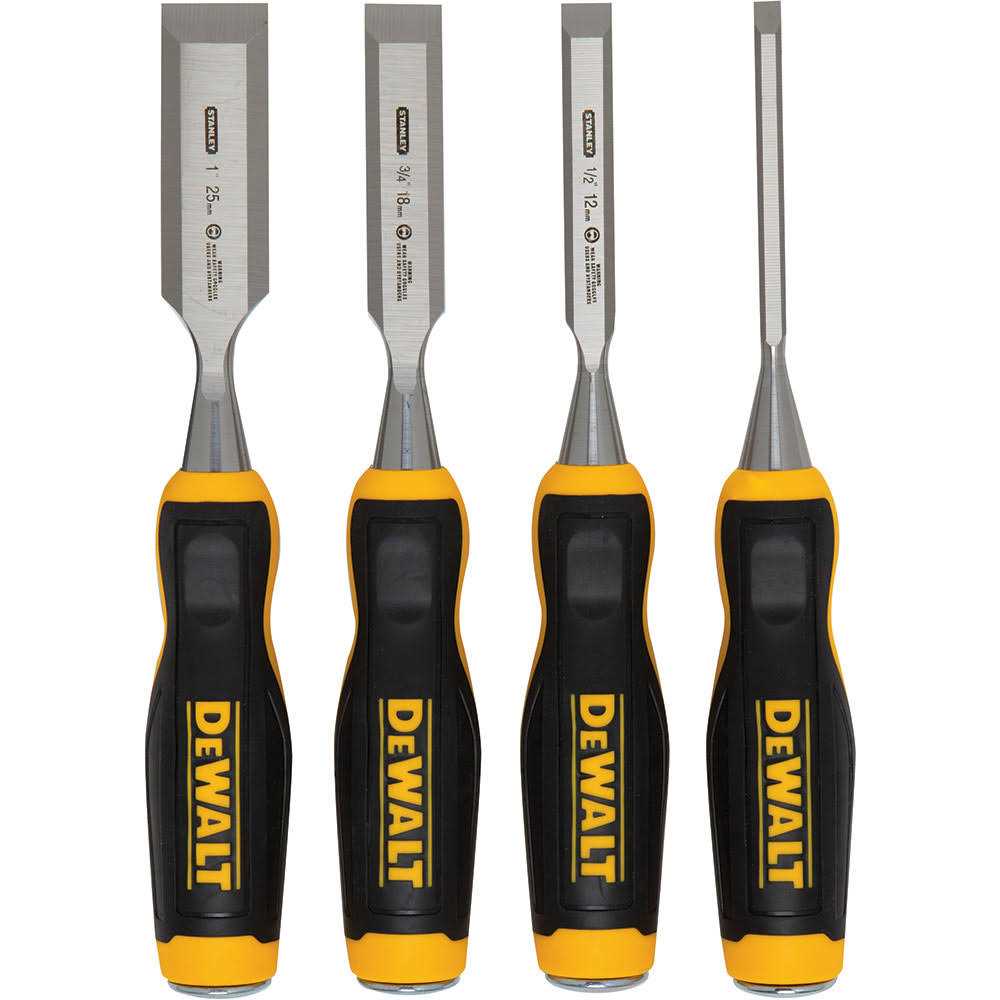 DeWalt 4 Piece Wood Chisel Set DWHT16063 - Cheap Fitting