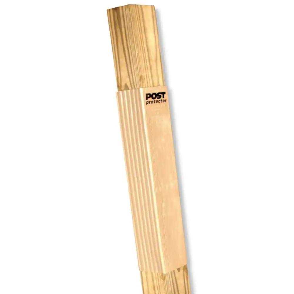 Post Protector 6 in. x 6 in. x 30 in. in-Ground Fence Post Decay Protection - Cheap Fitting