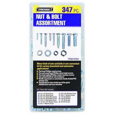 Storehouse Nut and Bolt Assortment - Cheap Fitting