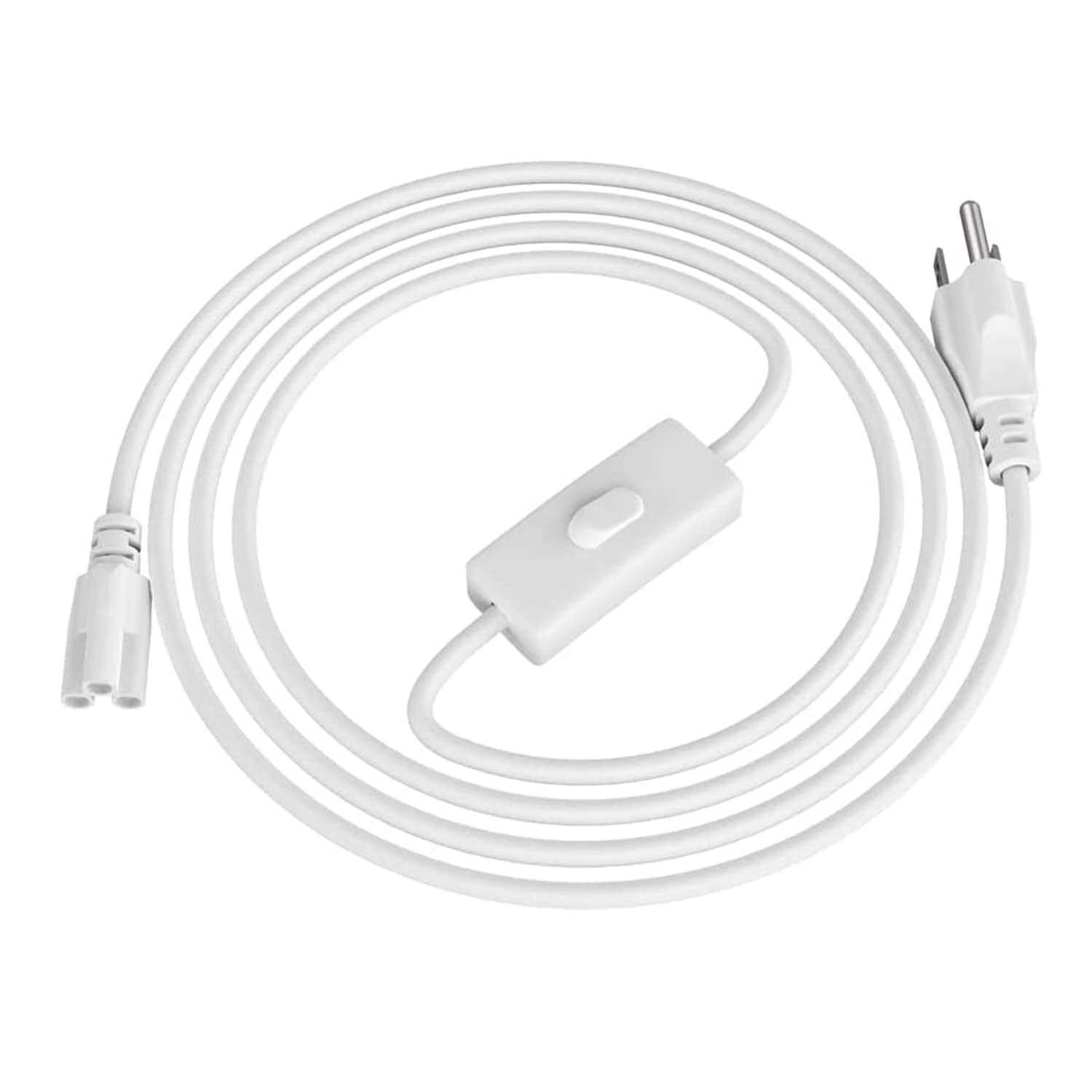SHOPLED t5 t8 led tube power wire cable with on/off switch 3 prong plug - Cheap Fitting