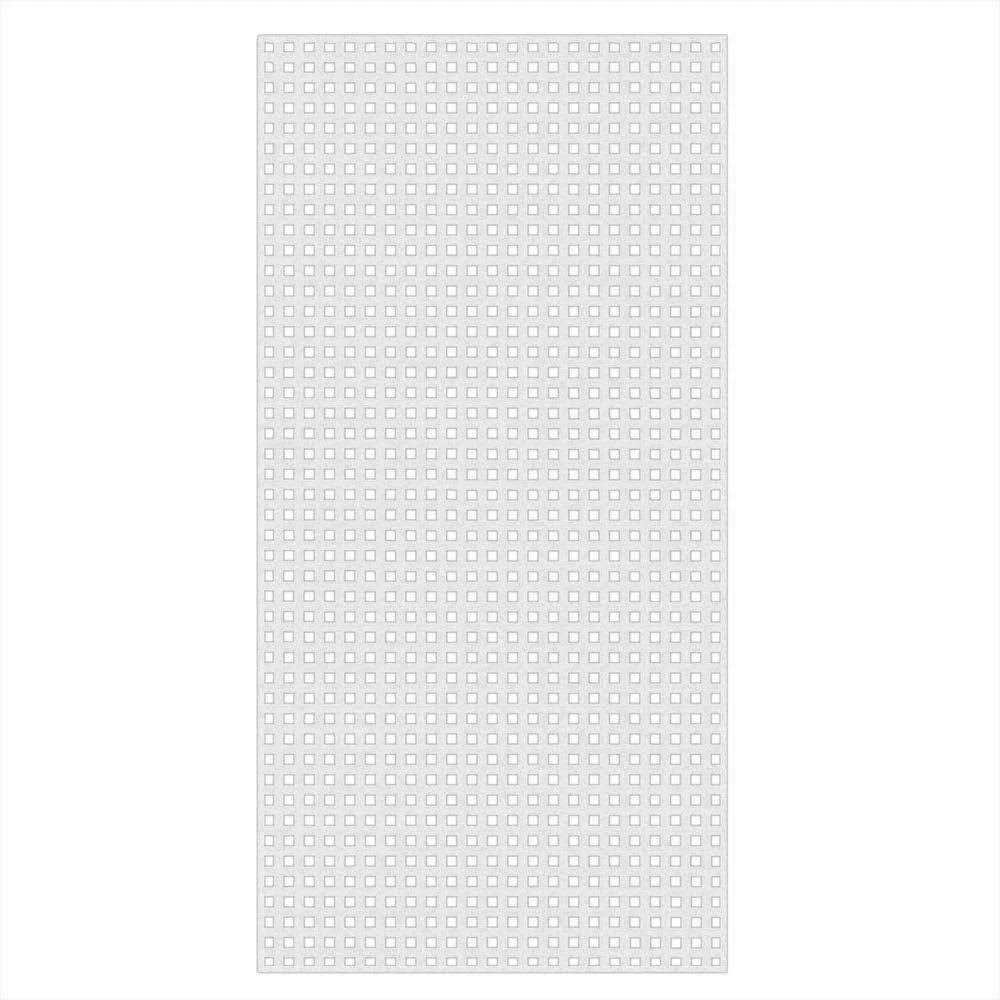 Veranda 4 ft. x 8 ft. White Privacy Square Vinyl Lattice - Cheap Fitting