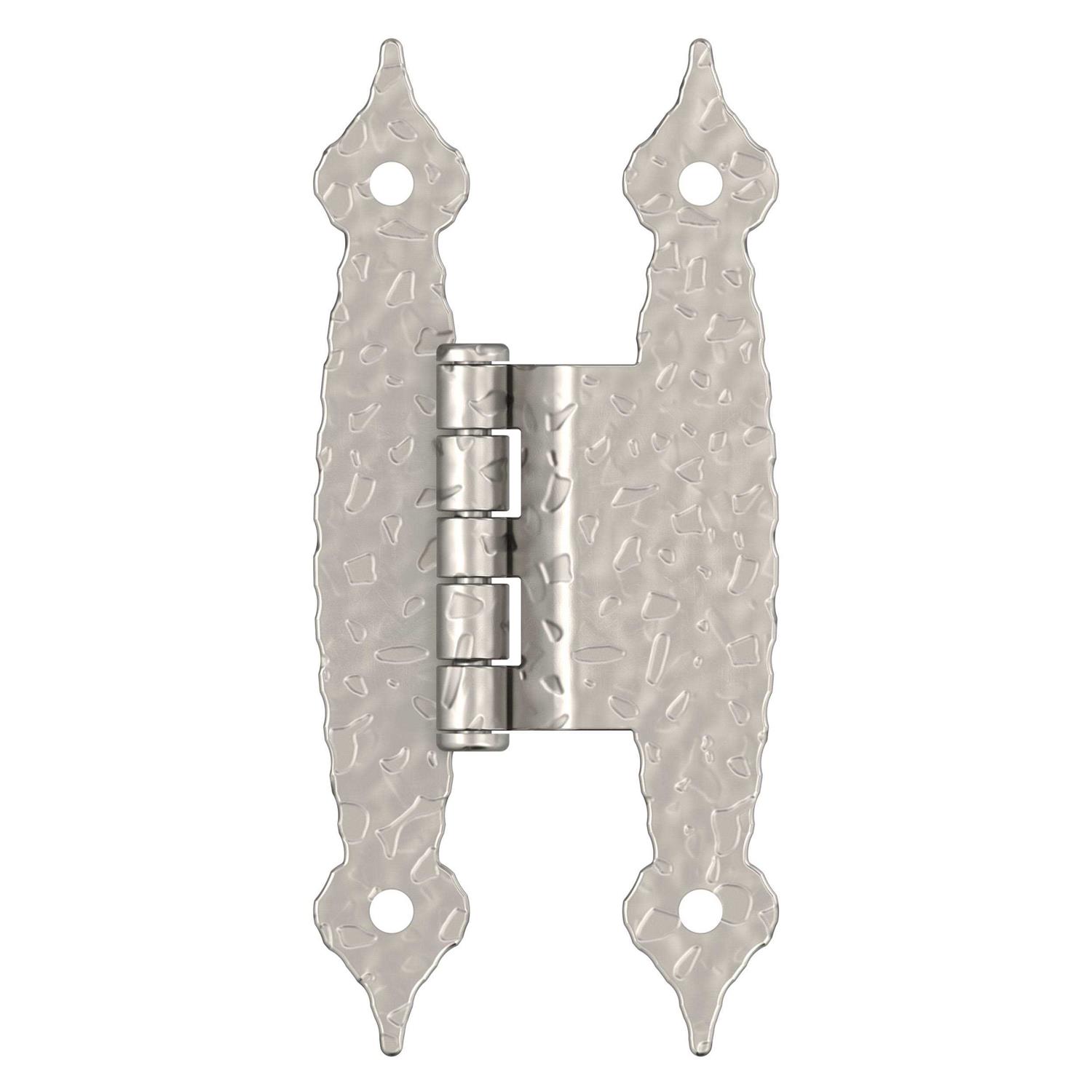 Amerock 3/8 Offset H-Type Cabinet Hinge – Satin Nickel (Pair) - Cheap Fitting