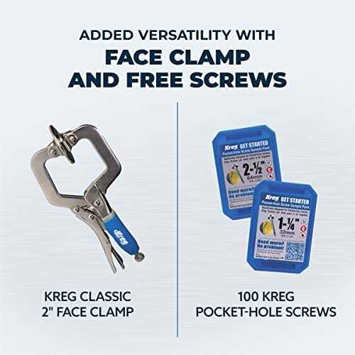 Kreg Pocket-Hole Jig 520PRO with Starter Screw Kit - Cheap Fitting