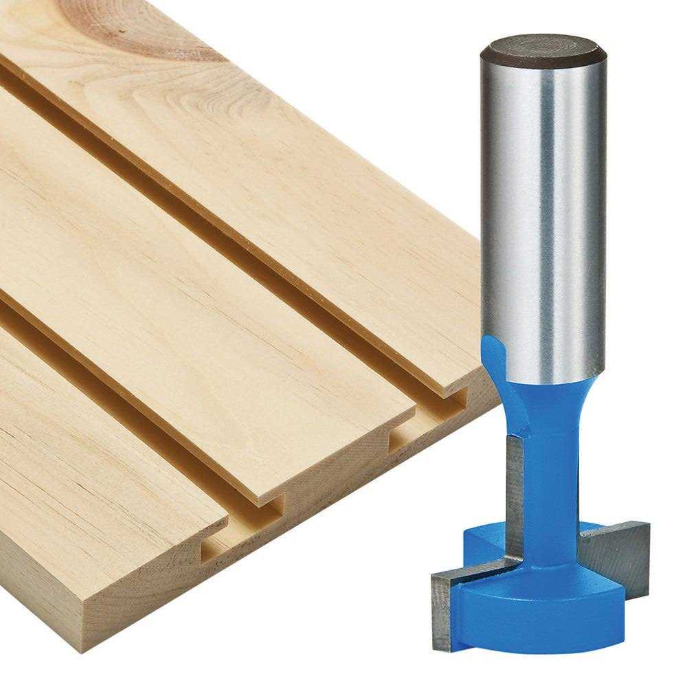 Rockler T-Slatwall Cutter Router Bit 1-1/16 Dia x 13/16 H x 1/2 Shank - Cheap Fitting