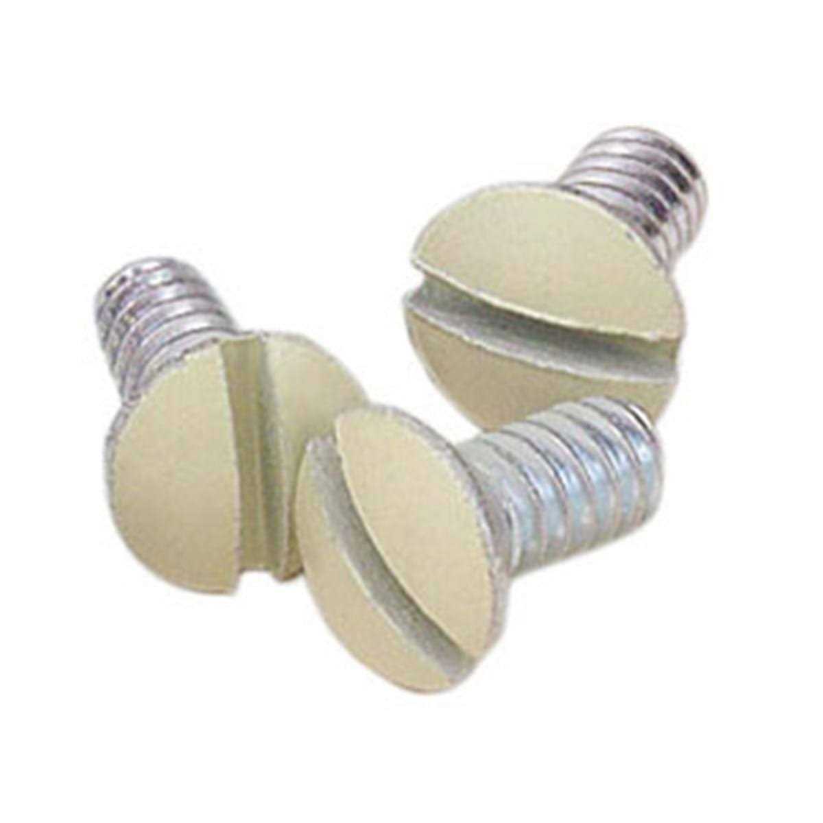 Leviton Wall Plate Screws Ivory Steel 86400-PRT - Cheap Fitting