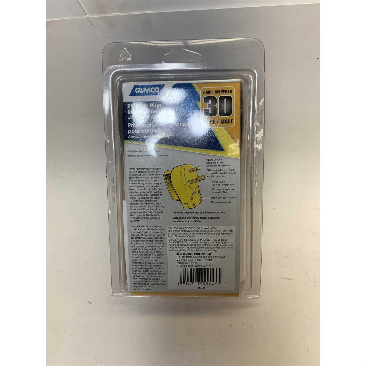 Camco Power Grip Replacement Plug 55245 - Cheap Fitting