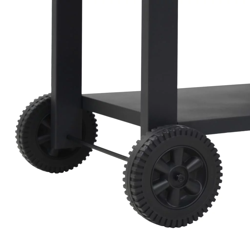 vidaXL Charcoal Fired Outdoor Pizza Oven with Fireclay Stone - Cheap Fitting