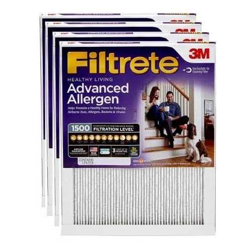 Filtrete Healthy Living Advanced Allergen Reduction HVAC Furnace Air Filter - Cheap Fitting