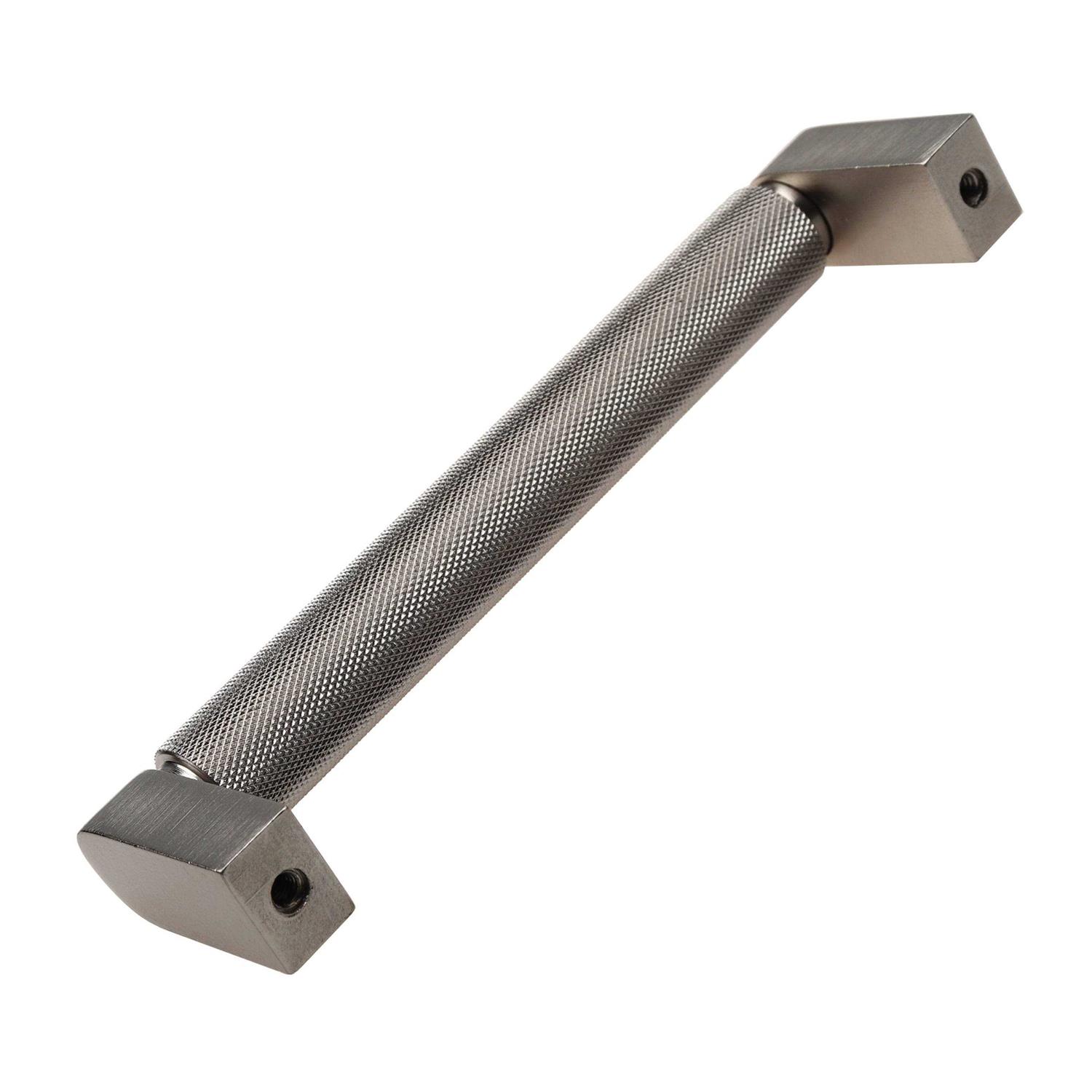 GlideRite 5-inch Center Solid Knurled Bar Pull Satin Nickel - Cheap Fitting