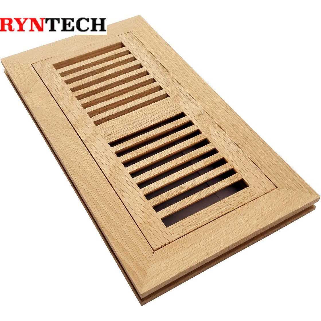 Homewell Oak Wood Floor Register Flush Mount Vent - Cheap Fitting