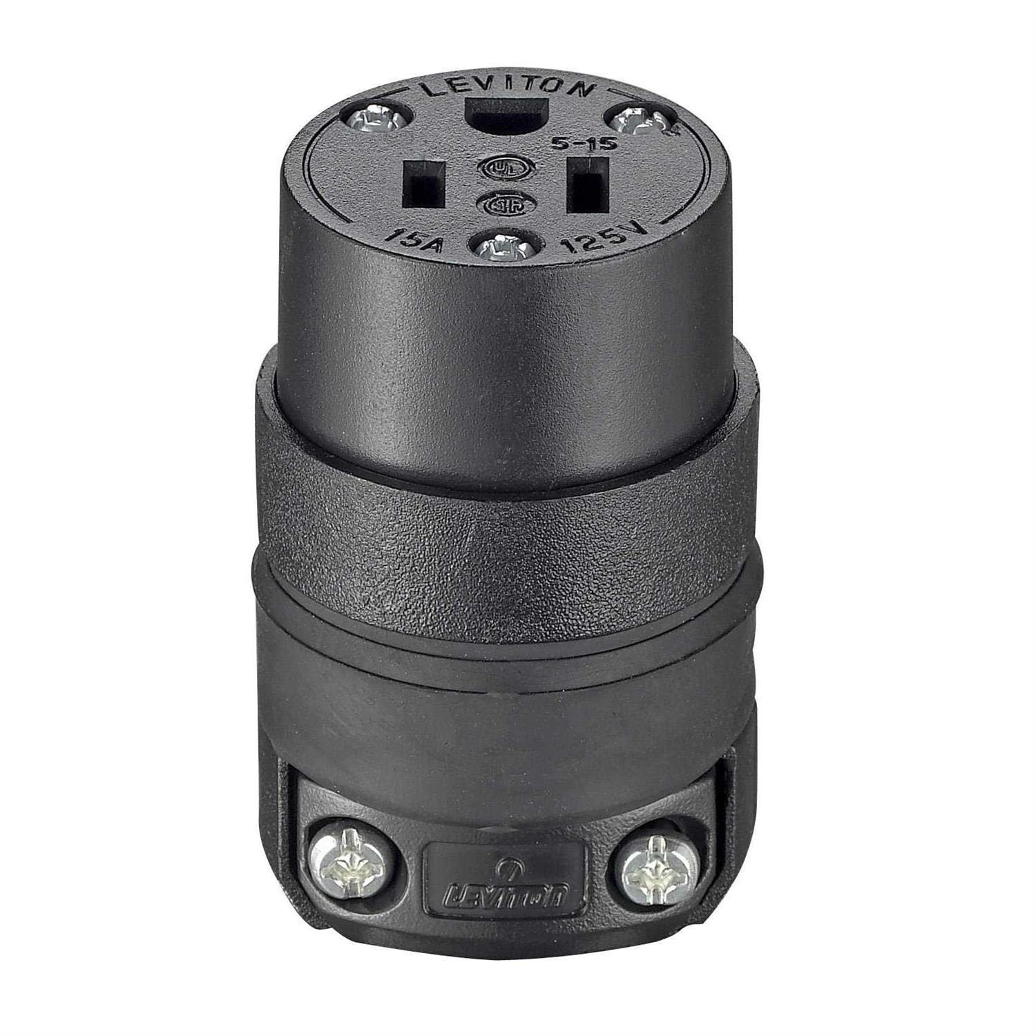 Leviton 515CR Straight Blade Connector - Cheap Fitting