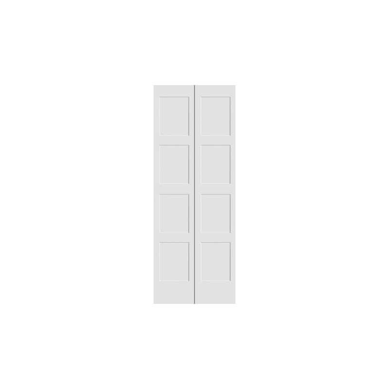 Primed 4 Panel Shaker Bi-Fold Door Trimlite - Cheap Fitting