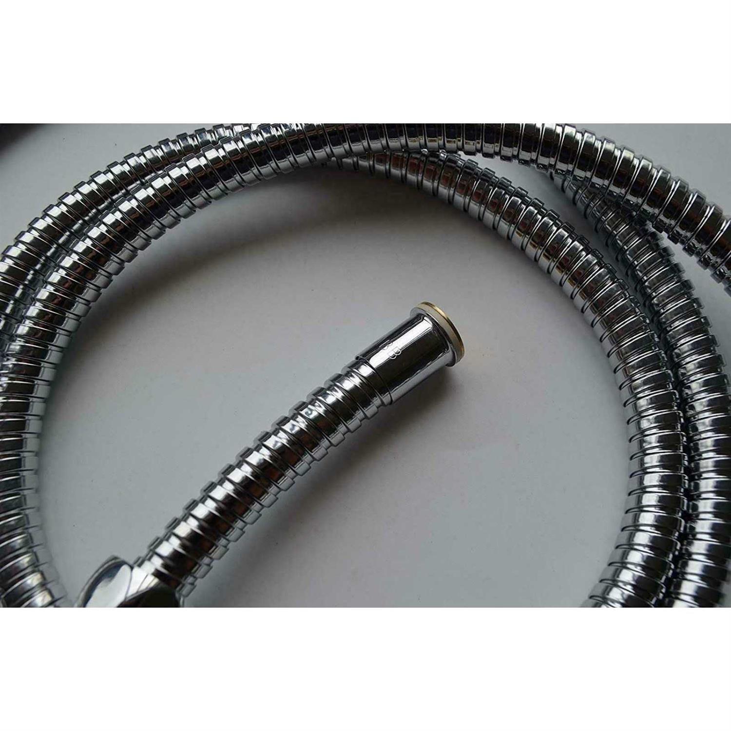 Klabb stainless steel Shower Hose 96 Inches Chrome Handheld Shower Head Hose With Brass insert and nut - Cheap Fitting