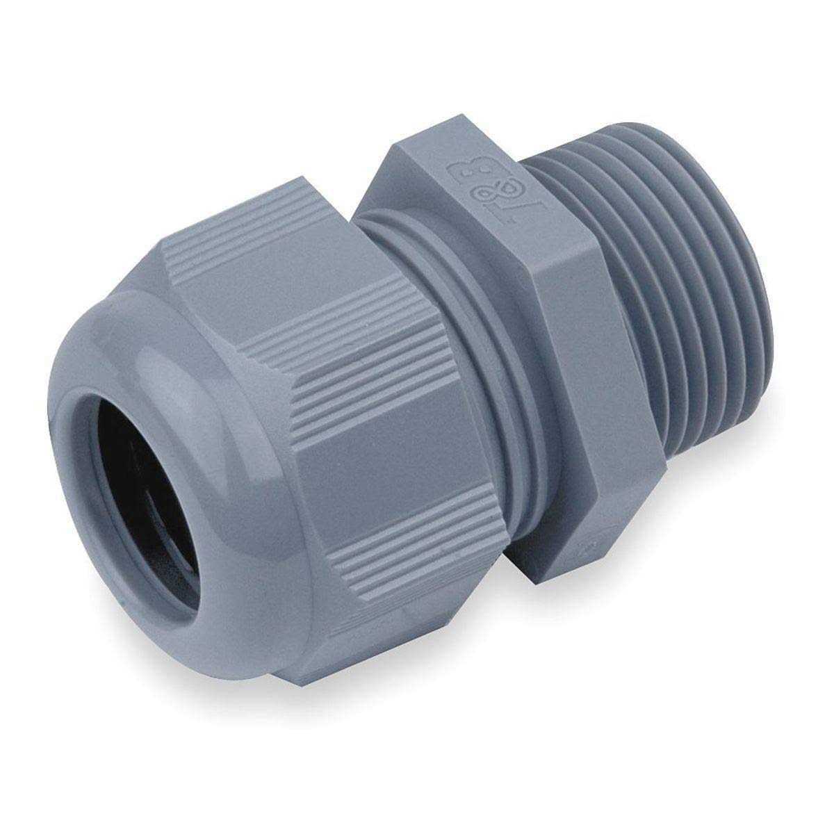 Liquid Tight Connector,3/8 in,Cord,Gray Thomas & Betts CC-NPT-38-G - Cheap Fitting