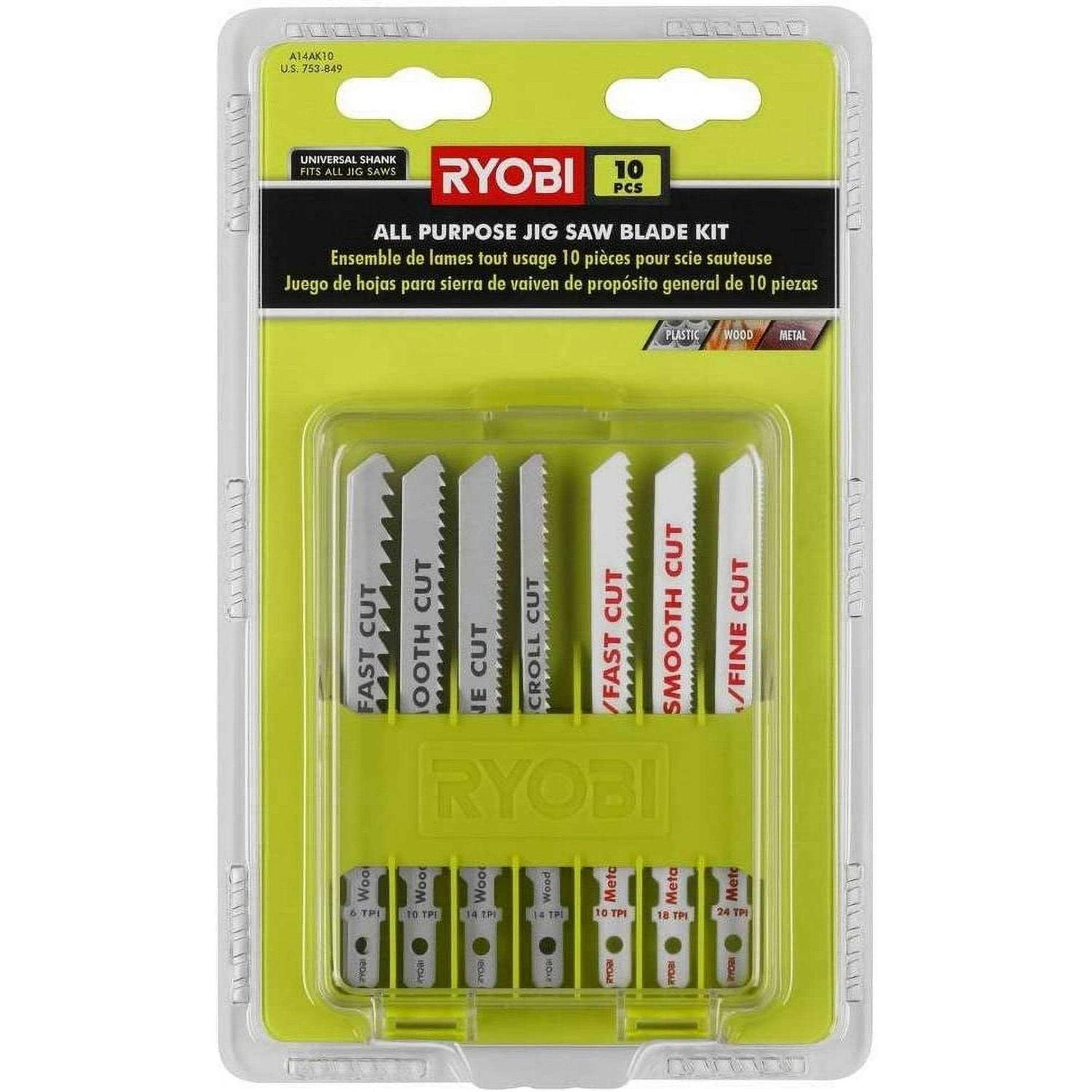 Ryobi All Purpose Jig Saw Blade Set - Cheap Fitting