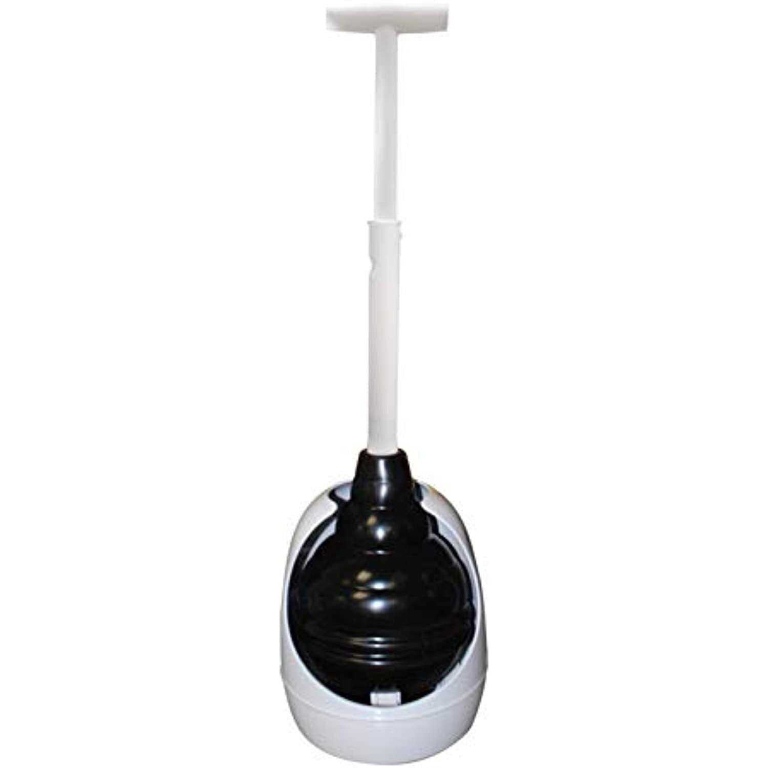 Korky Beehive Max Hideaway Toilet Plunger with Holder - Cheap Fitting