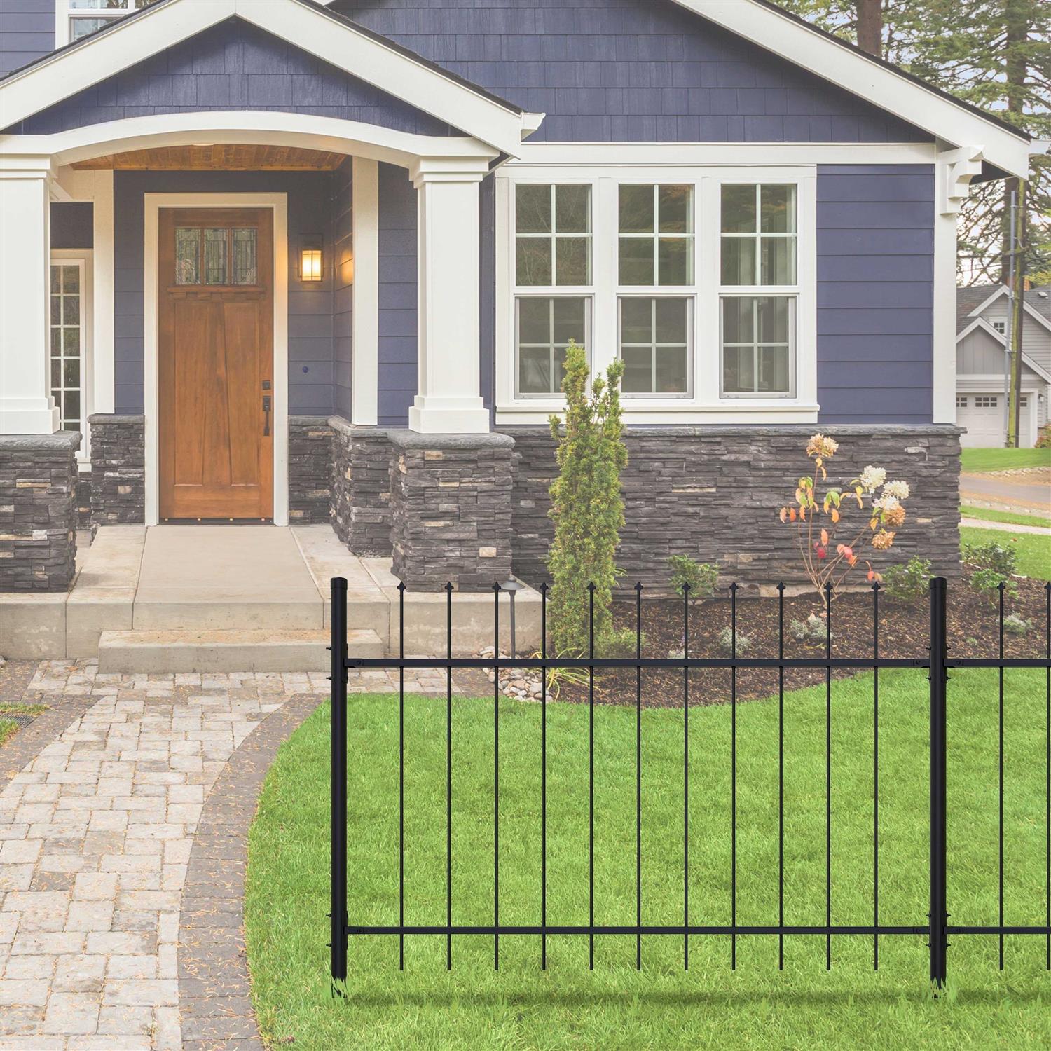 ALEKO DIY Steel 5 x 5 Feet Fence Panel Kit Athens Style DWGF5X5-UNB - Cheap Fitting