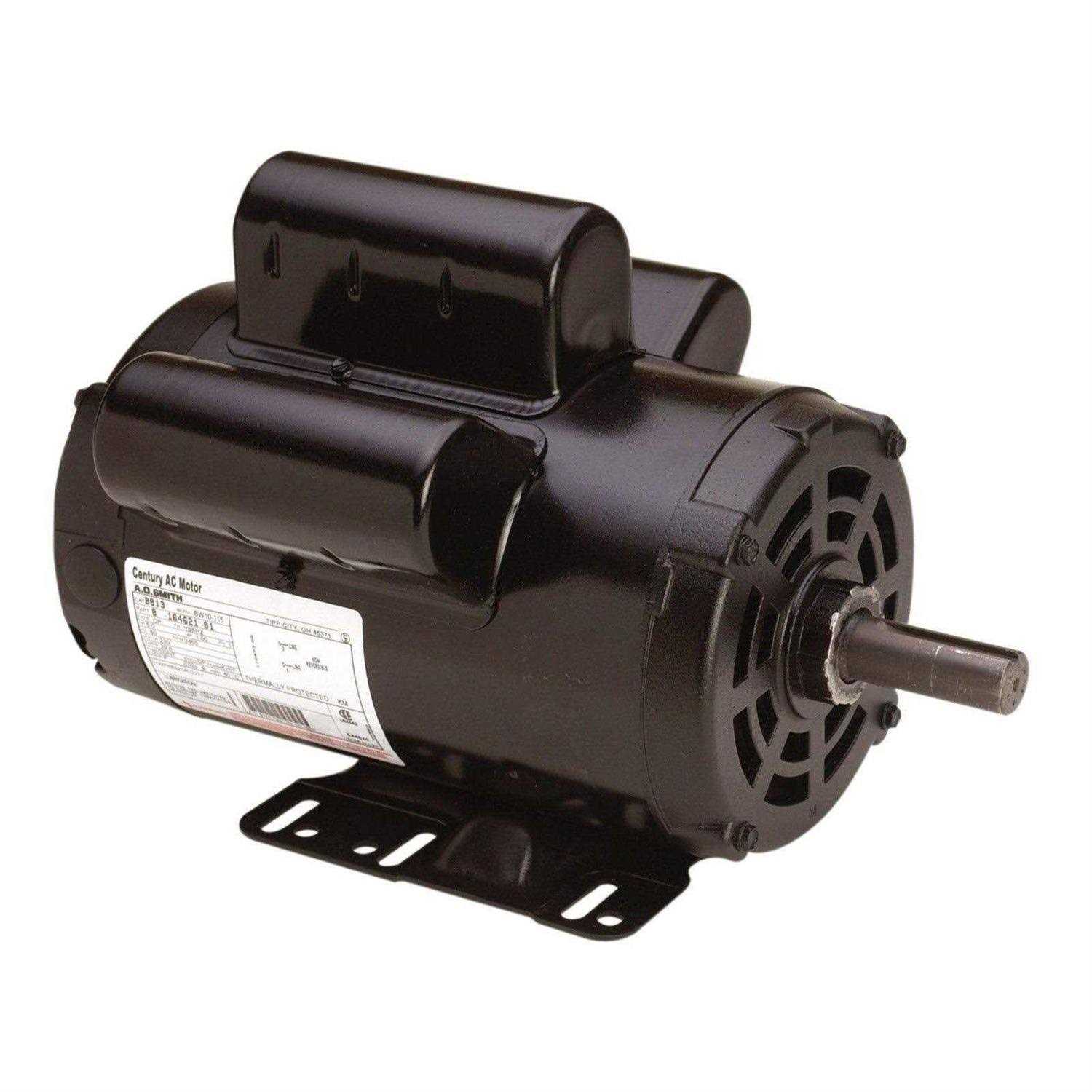 Century B813 5 HP 230V Air Compressor Motor - Cheap Fitting