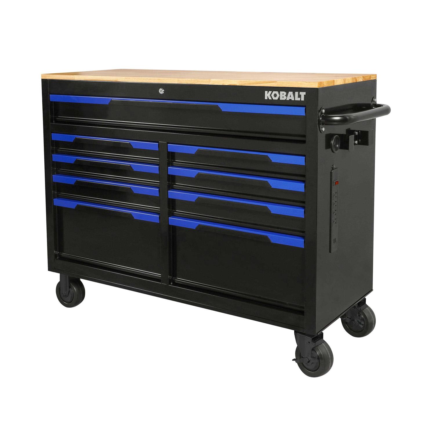 Kobalt 46.1-in L x 37.2-in H 9-Drawers Rolling 19045 - Cheap Fitting