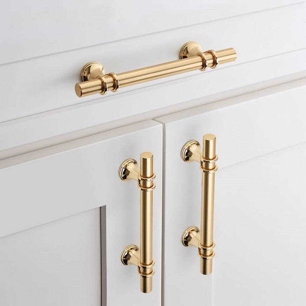 Goldenwarm Drawer Pulls and Cabinet Knobs Luxurious Zinc Alloy - Cheap Fitting