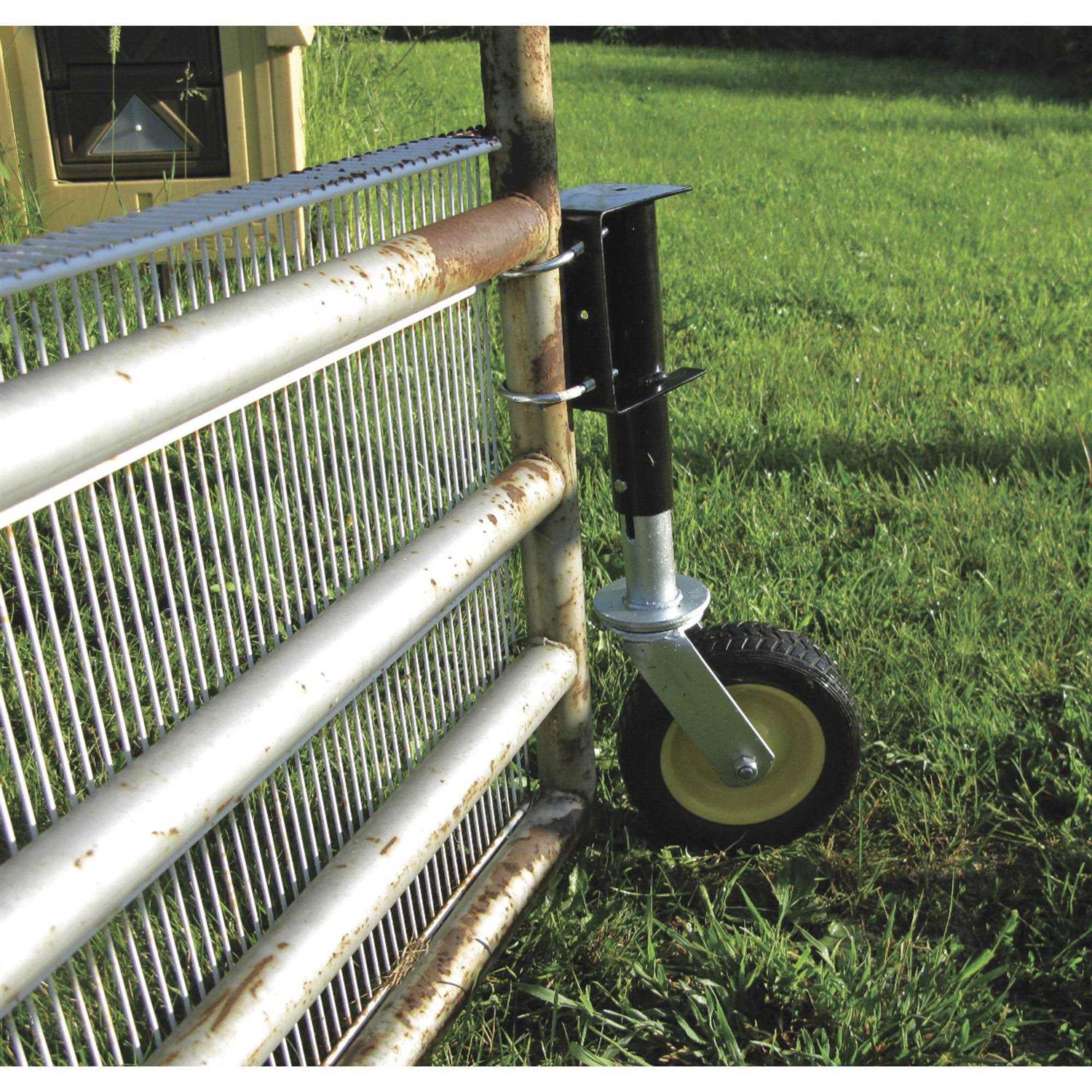 4 Season Supply Deluxe Gate Wheel with Suspension and Flat-Free Tire — 220-Lb. Capacity GW-220FF - Cheap Fitting