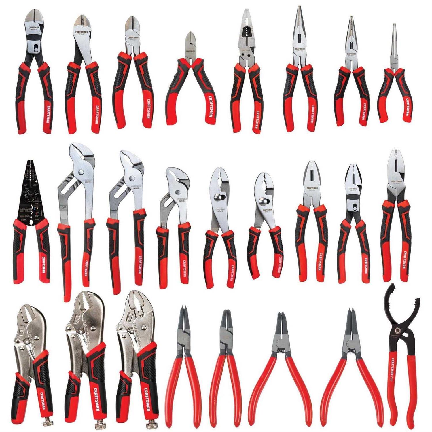 Craftsman 25-Pack Assorted Pliers - Cheap Fitting